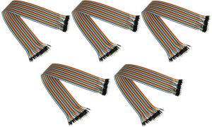 Alcasa kabelmeister Jumper Wire 40-Pin St-St 5er-Set 20cm 1