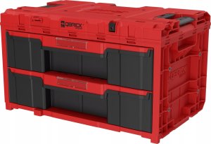 Qbrick Tool box with drawers Qbrick System ONE 2.0 DRAWER 2 Plus TOOLBOX EXPERT RED Ultra HD Custom 1