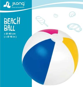 JiLong Piłka plażowa dmuchana 40cm 66001 3