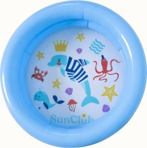 JiLong Basen dmuchany dziecięcy 2-pierścieniowy 76x20cm 57157 niebieski 4