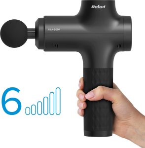 Rebel Pistolet do masażu, 8 nakladek, REBEL ACTIVE 12