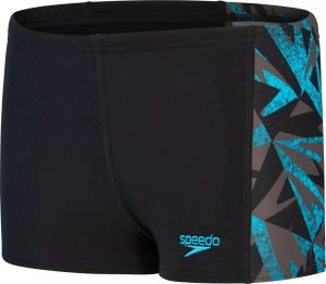 Speedo Dziecięce bokserki kąpielowe Speedo HYPERBOOM PNL ASHT JM black/bolt/dove grey rozmiar 7-8 1