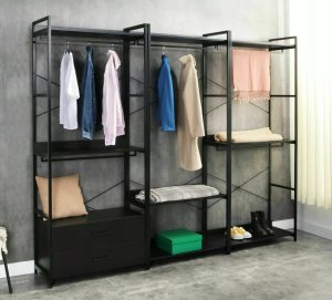 Signal Regał z półkami RIN B czarny 6