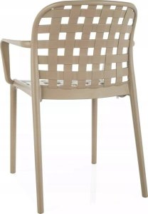 Signal Krzesło ogrodowe STRIP II beżowe 6