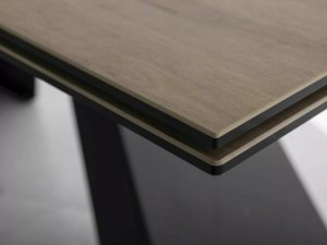 Signal Stół WESTIN CERAMIC (160-240)x90 jasny brąz Sabbia/czarny mat 9