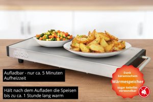 Unold 58845 Elena Warmhalteplatte 2
