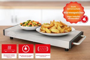 Unold 58845 Elena Warmhalteplatte 4