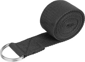 Rebel Pasek do jogi, taśma do ćwiczeń, czarna, REBEL ACTIVE 3