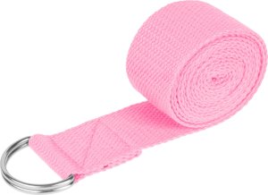 Rebel Pasek do jogi, taśma do ćwiczeń, różowa, REBEL ACTIVE 3