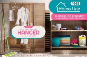 R.E.I.S. HANGER-PLA009 - Wieszak plastikowy z poprzeczką nacięcia na poprzeczce szerokość poprzeczki: 40 cm 2