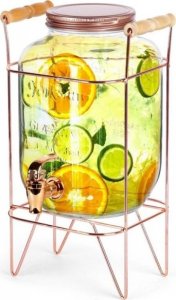 Vilde SŁÓJ SZKLANY 5,5l DO NAPOJÓW Z KRANIKIEM I STOJAKIEM 139603 1