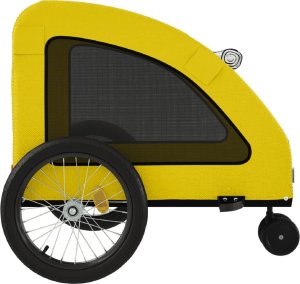 vidaXL vidaXL Przyczepka rowerowa dla zwierząt, tkanina Oxford i żelazo 7