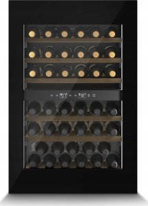 Chłodziarka do wina Caso Caso | Wine Cooler | WineDeluxe WD 41 | Energy efficiency class F | Built-in | Bottles capacity 41 | Juodas 1