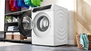 Pralko-suszarka Bosch Bosch | Washing Machine with Dryer | WNC254A0SN | Energy efficiency class D | Front loading | Washing capacity 10.5 kg | 1400 RPM | Depth 62 cm | Width 60 cm | Display | LED | Drying system | Drying capacity 6 kg | Steam function | W 3