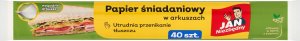 JAN Niezbędny Papier śniadaniowy JAN NIEZBĘDNY, w arkuszach, 25x30cm, 40 ark., biały 6