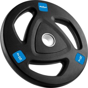 Rebel Obciążenie żeliwne gumowane 20kg, otwór olimpijski 51mm,  REBEL ACTIVE 3