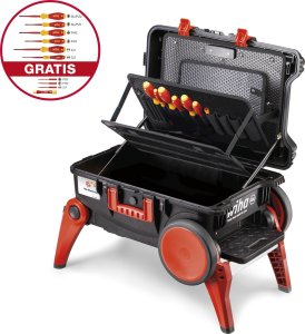 Wiha Wiha tool case XXL III, tool box (black/red, (empty)) 4