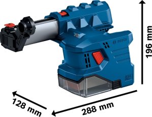 Odkurzacz przemysłowy Bosch Bosch cordless dust extractor GDE 18V-12 Professional, attachment (blue, without battery and charger) 3