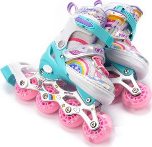 Rolki Meteor Rolki Meteor Rainbow  S 30-33 Uniwersalny 4