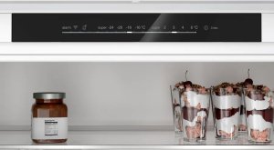 Lodówka Bosch Lodówka | KBN96VSE0 | Energy efficiency class E | Built-in | Combi | Height 193.5 cm | No Frost system | Pojemność lodówki 285 L | Pojemność zamrażarki 98 L | 34 dB | Biały 2