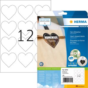 Herma HERMA Premium Etiketten in Herzform  60x60 1Stk 2