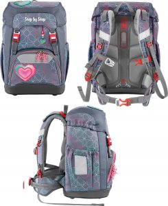 Hama SBS PLECAK SZKOLNY GRADE "GLITTER HEART " 21