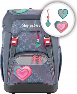 Hama SBS PLECAK SZKOLNY GRADE "GLITTER HEART " 3