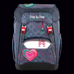 Hama SBS PLECAK SZKOLNY GRADE "GLITTER HEART " 7