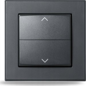 HomeMatic IP Homematic IP Tasterwippe für Markenschalter- mit Pfeilen,anthr 1