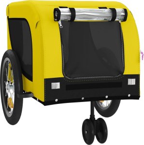 vidaXL vidaXL Przyczepka rowerowa dla zwierząt, tkanina Oxford i żelazo 4