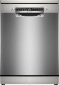 Zmywarka Bosch Dishwasher | SMS4HVI00E | Free standing | Width 60 cm | Number of place settings 14 | Number of programs 6 | Energy efficiency class D | Display | AquaStop function | Silver inox 1