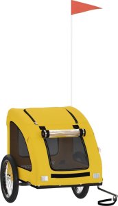 vidaXL vidaXL Przyczepka rowerowa dla zwierząt, tkanina Oxford i żelazo 2