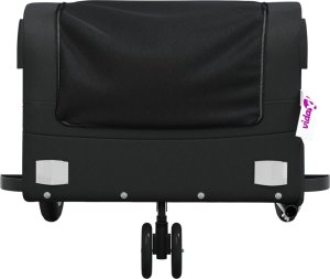 vidaXL Przyczepka rowerowa dla zwierząt, czarna, 30 kg, żelazo 6