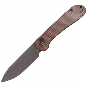 CIVIVI Nóż CIVIVI Button Lock Elementum Brown Micarta 1