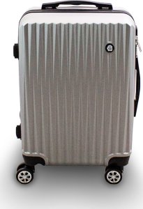 vidaXL Zestaw 3 walizek podróżnych BARUT srebrne 14