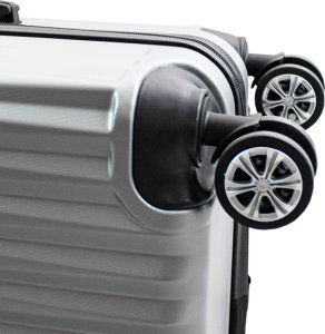 vidaXL Zestaw 3 walizek podróżnych BARUT srebrne 22