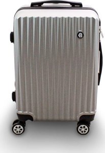 vidaXL Zestaw 3 walizek podróżnych BARUT srebrne 27