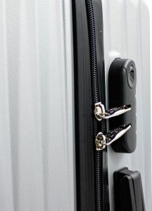 vidaXL Zestaw 3 walizek podróżnych BARUT srebrne 4