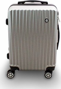 vidaXL Zestaw 3 walizek podróżnych BARUT srebrne 7