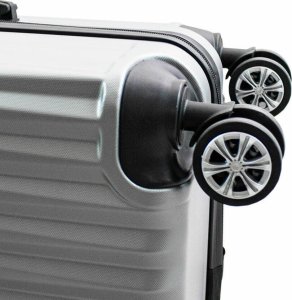 vidaXL Zestaw 3 walizek podróżnych BARUT srebrne 8