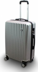 vidaXL Zestaw 3 walizek podróżnych BARUT srebrne 10