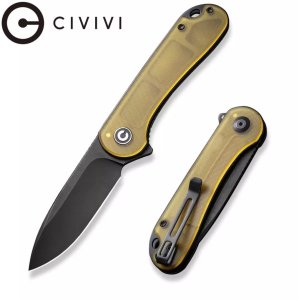 Cedrus Nóż składany Civivi Elementum Flipper Bead Blasted Ultem, Black Stonewashed D2 (C907A-5) 1