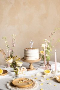 MFP paper ¦wieczka 7 biała z płatkami 8cm 3