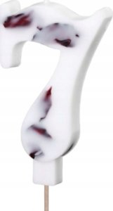 MFP paper ¦wieczka 7 biała z płatkami 8cm 4