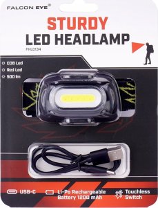 Latarka MacTronic Falcon Eye 500lm ładowalna latarka czołowa Sturdy FHL0134 2