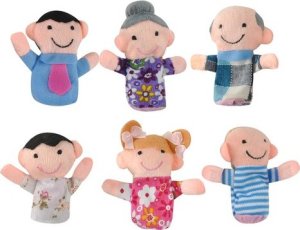 Kruzzel Zestaw pacynek - 6szt. 22391 3