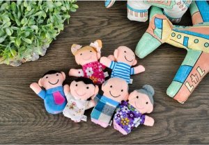 Kruzzel Zestaw pacynek - 6szt. 22391 5