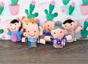 Kruzzel Zestaw pacynek - 6szt. 22391 6