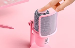 Mikrofon Onikuma ONIKUMA M630 Mikrofon Gamingowy USB Różowy 6