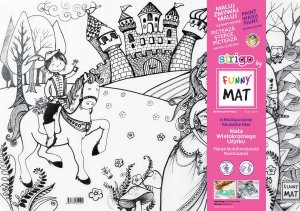 vidaXL Mata transparentna Ksi±żę i Księżniczka Funny Mat 4